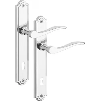 Dveřní kování Dveřní kování TOSKA titan (Dveřní kování TOSKA titan pro rozteč 72 a 90 mm)