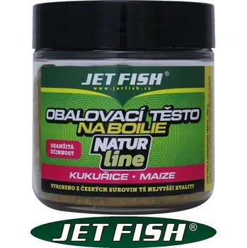 Návnadová pasta a těsto Jet Fish Natur Line obalovací těsto kukuřice 250 g