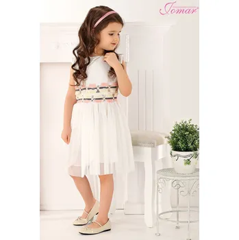 Dívčí šaty Dívčí šaty Jomar smetanové 823