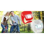 Compass LED Silicon svítilna červená a bílá 2 ks