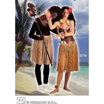 Karnevalový doplněk Havajská sukně barevná - šíře v pase 60-90 cm (elastická guma) - Hawaii