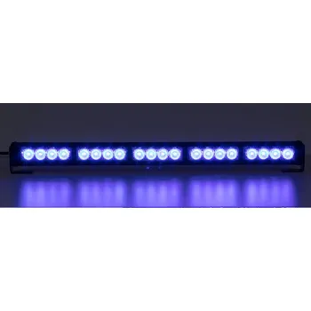 Autoelektronika LED světelná alej, 20x LED 3W, modrá 580mm, ECE R10 (kf756-5blue)