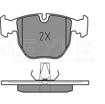 Brzdová destička Meyle 025 214 8619/PD