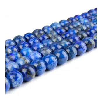 Materiál na výrobu šperku Přírodní lapis lazuli korálek 8 mm
