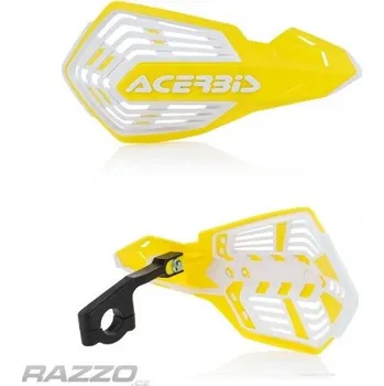 Motocyklový chránič Kryty rukou na motokros Acerbis X-FUTURE Vented Handguards Yellow White