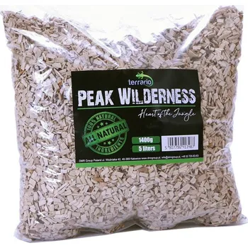 Podestýlka pro terarijní zvíře Terrario Peak Wildness 5l – drobné bukové štěpky