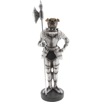 Dekorace Pes v brnění - 13*9*33 cm