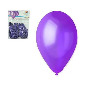 Balónek Balónky 10ks METAL fialové