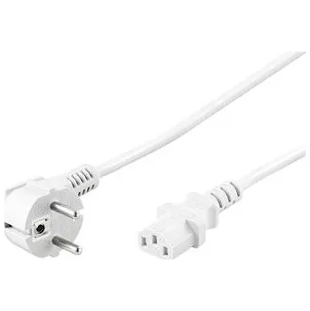 Kabel do PC PremiumCord Kabel síťový 230V k počítači 3m bílý