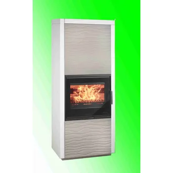 Krbová kamna HAAS+SOHN LEVI strukturovaný dekor, horizontální