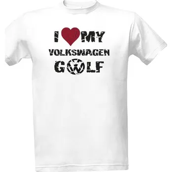 Pánská móda Tričko s potiskem I love my golf pánské