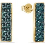 Náušnice zelené se Swarovski Elements Radiance KGFMP1EM Emerald