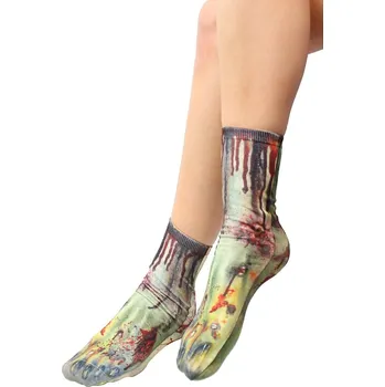 Karnevalový kostým Ponožky s potiskem - Zombie