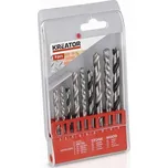 9-dílná sada vrtáků na kov, kámen a dřevo KREATOR KRT012501 - 5/6/8mm
