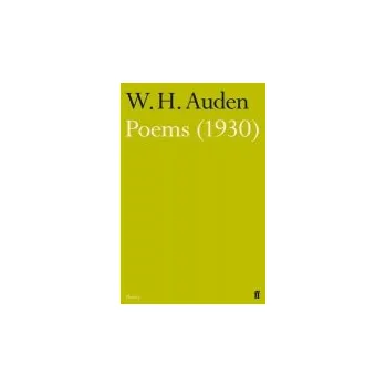 Cizojazyčná kniha Poems (1930) - Auden, W.H.