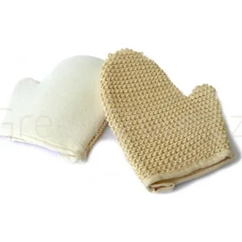 Masážní přípravek Koupací a masážní rukavice z přírodního sisálu Caribbean Sun