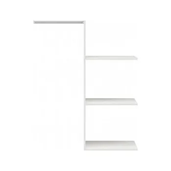 Šatní skříň Loksa dělící police do šatní skříně SZF2D, borovice bílá anderso