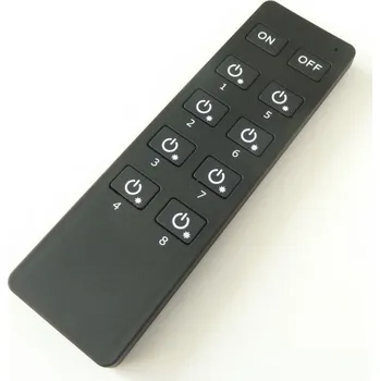 Dálkový ovladač T-LED Dálkový ovladač k RF LED stmívaču 8 kanálový