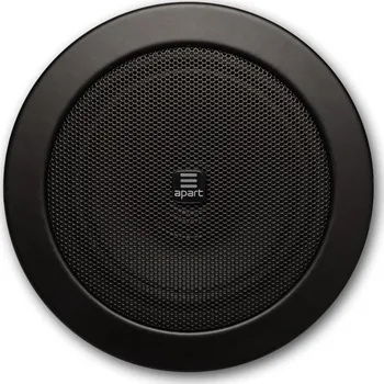 Biamp CM4T čierny (Stropný reproduktor 6 W/100 V, 15 W/16 Ohm, ø135x74 mm, s dvojitou membránou. Má elegantný dizajn a malé skreslenie.)