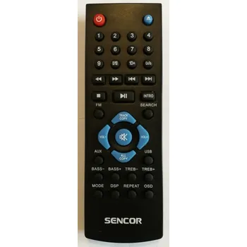 Náhradní dálkový ovladač jiného vzhledu pro Sencor SMC603
