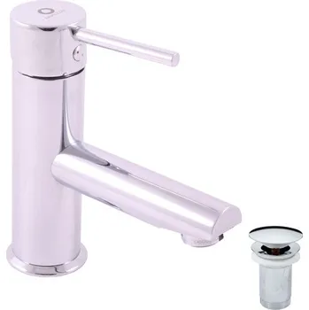 Vodovodní baterie RAV SLEZÁK SEINA Baterie umyvadlová stojánková s kovovou výpustí click-clack SE927.5K