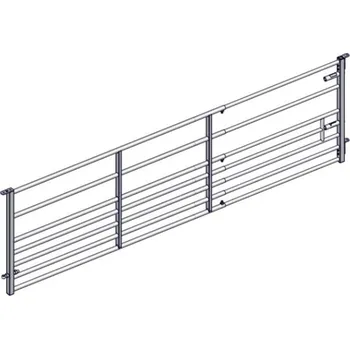 Stájový panel 7-řadý, pro ovce/kozy/telata, 3-4m
