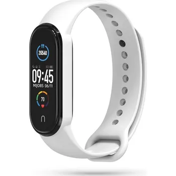 Příslušenství k chytrým hodinkám Tech-Protect Řemínek pro Xiaomi Mi Band 5 / 6 - Tech-Protect, Iconband White
