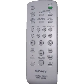 Sony CMT-SPZ50 Náhradní dálkový ovladač jiného vzhledu