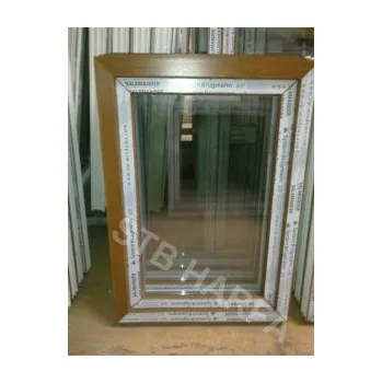 Stavební výplň okno 70x100 zlatý dub TROJSKLO