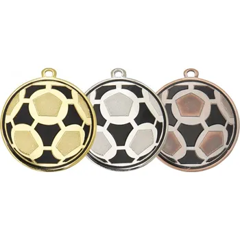 Medaile fotbal DI5009 Barva: stříbro, Průměr: 5,0 cm