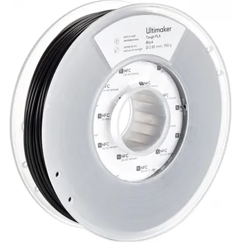 Filament UltiMaker Tough PLA Barva: Black, Průměr: 2,85 mm tisková struna (filament)