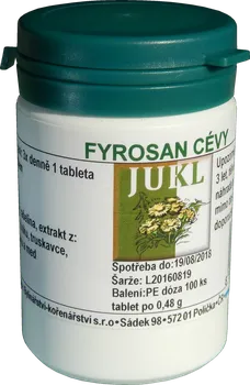 Přírodní produkt Jukl Fyrosan Cévy 100 tbl.