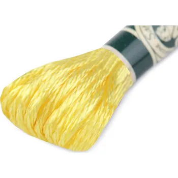 Příze Vyšívací příze DMC Mouliné Satén - S307 Vibrant Yellow