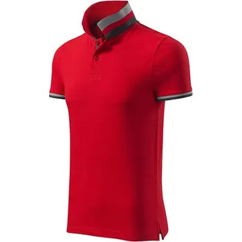 pracovní tričko MALFINI Polokošile COLLAR CUP MAN 215g, různé barvy VELIKOST XXXL formula red