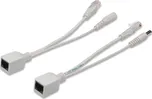 DIGITUS Sada pasivních kabelů PoE napájení přes Ethernet (PoE) bilá