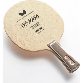 Stolní tenis Butterfly - Korbel (Japan) Tvar držátka: FL - konkávní, Váha (gr): 95