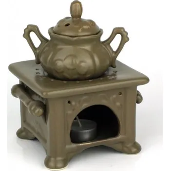 Aroma lampa Aroma lampa kamna s konvičkou hnědé 13x13cm