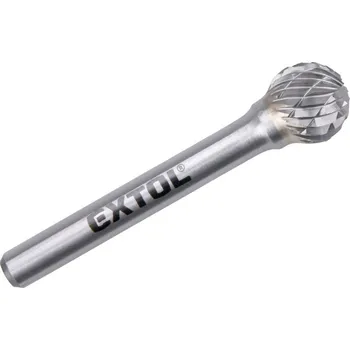 Příslušenství k frézce EXTOL INDUSTRIAL 8703734 Fréza karbidová kulová, 10mm, stopka 6mm, sek střední