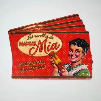 prostírání Prostírání červené Mamma Mia 43,5x28cm