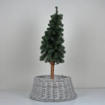 Stojánek na vánoční stromek Kryt na stojan vánočního stromku bílý 60cm