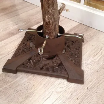 Stojánek na vánoční stromek Stabilní litinový stojan na vánoční stromek 33x33cm i na široký kmen