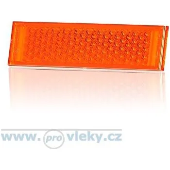 Samolepicí dekorace na vozidlo WAS Odrazka UP oranžová 126x34mm samolepící