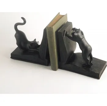 Zarážka na knihu Zarážka na knihy kočka - set 2 kusy