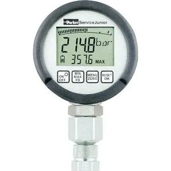 Parker Digitální tlakový měřič - manometr Service Junior - 0-600 bar