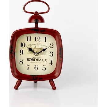 Hodiny Stolní retro hodiny Bordeaux 23cm