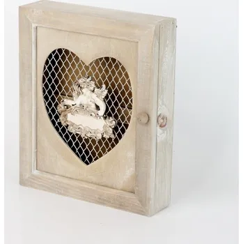 Skříňka na klíč Skříňka na klíče s andělem 24x20x6cm