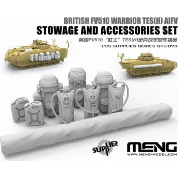 Plastikový model Meng 1/35 British FV510 Warrior TES(H) AIFV Stowage And Accessories Set (RESIN)