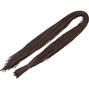 Řetízek Kožený řemínek barva hnědá sedlová 1 m 1 m x 2,8 mm