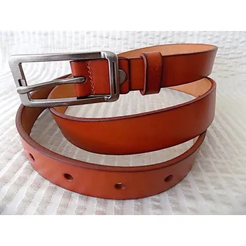 Opasek Dámský opasek kožený světle hnědý