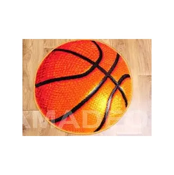 Koberec Akcila Dětský kusový koberec Kolibri 11189/160, oranžový - průměr 67cm - Průměr 67cm